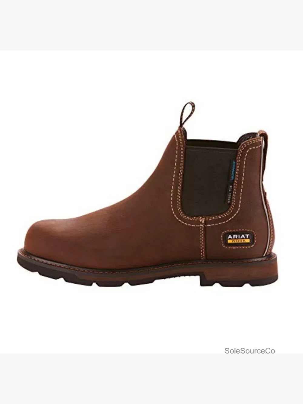 Steel Toe Chelsea Work Boots Waterproof Pull-On